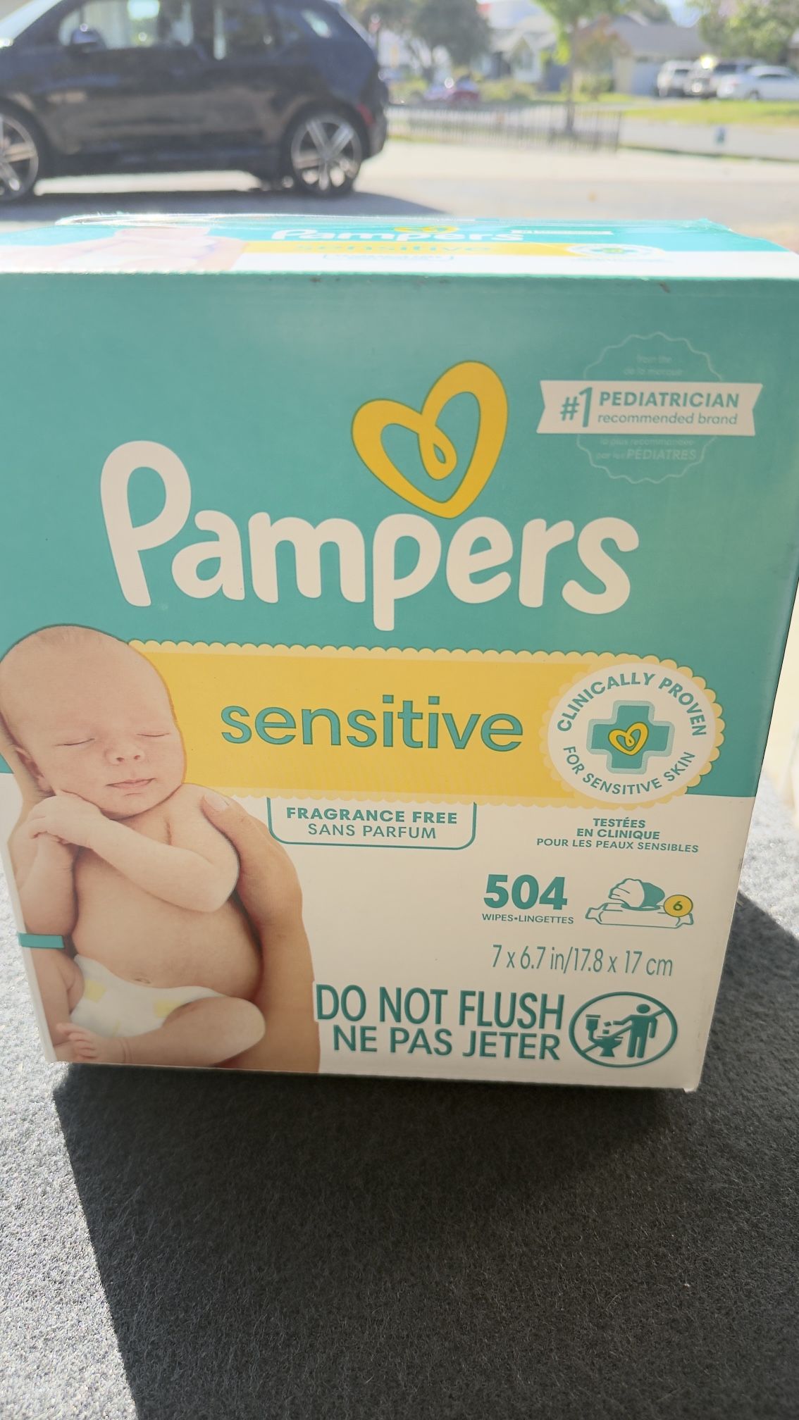 Pampers Sensitive Baby Wipes – 504 Count – New/Sealed