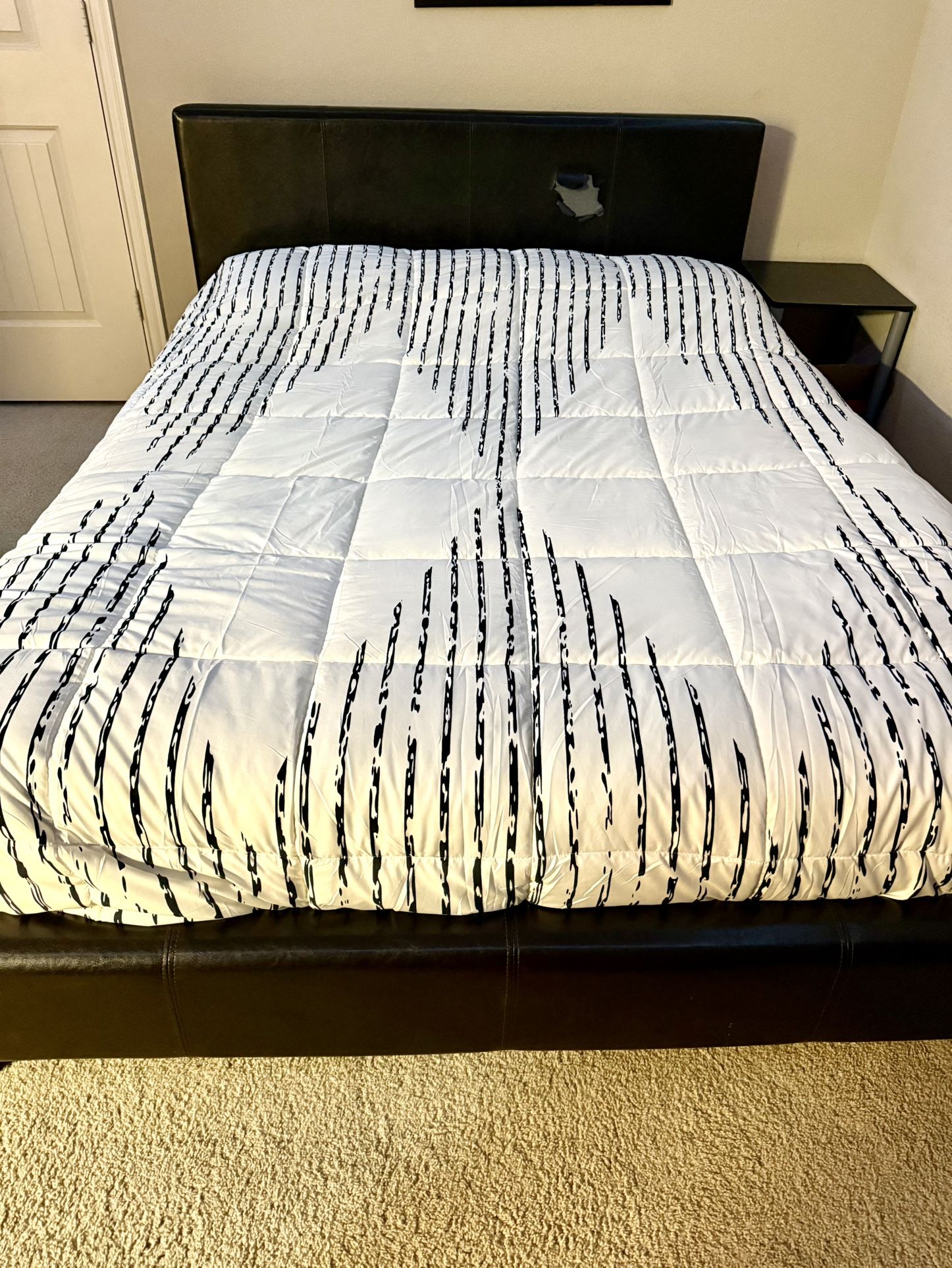 Queen Bed Frame + Mattress – Great Deal!