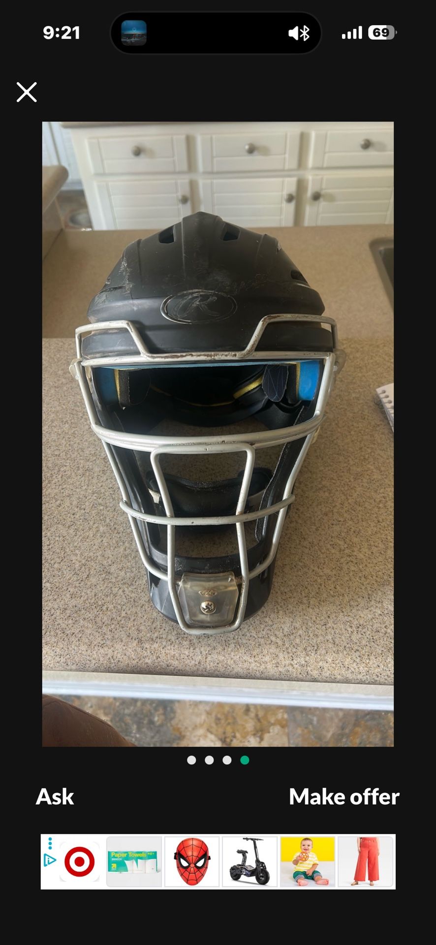 Catchers Helmet