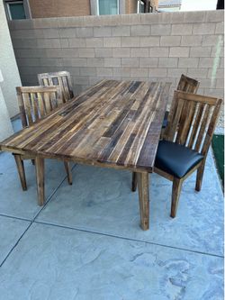 Large Table & Cahirs