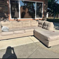 Tan Sectional Couch