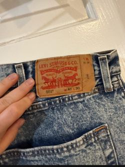 Size 40 30 Levi 501 jeans