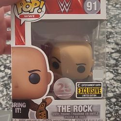 Rock And John Cena Funko Pops 100 Obo
