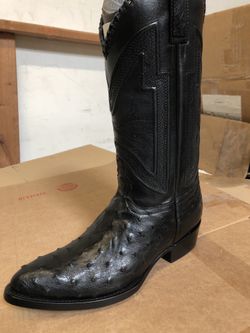 Bota vaquera original avestruz exótico
