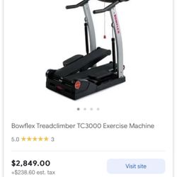 Bowflex Treadmill Tread Climber TC000 for Sale in Murrieta CA OfferUp
