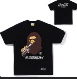 coco cola bape / chinese bape t shirt