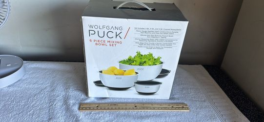 Wolfgang puck 6 piece mixing bowl set
