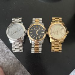 3 Michael Kors watches 