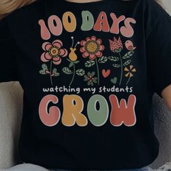 Teacher 100 Days Shirt 