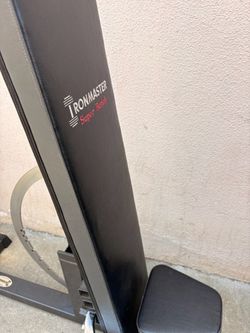 Iron master super bench the attachments see pictures asking 399