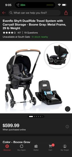 Evenflo shyft dualride