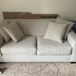 Off White / Light Beige Sofa 