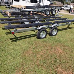 2025 (NEW) Pontoon Tritoon galvanized Trailer (for boats 19-22 ft)