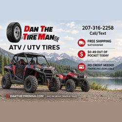 Cheap New 24x8-12 ATV UTV Tires, $0-49 Down, No Hard Credit Check Financing