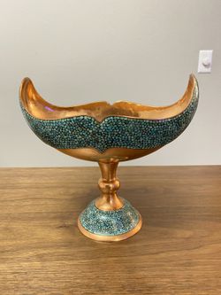 Persian Handcrafted Decorative Turquoise Stone Copper