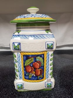 Ceramic Biscotti/Cookie Jar