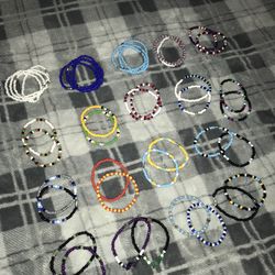 Glass Seed Bead Homemade Bracelets