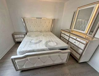 Elegant and modern bedroom set. Ask for price.