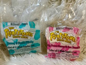 McDonald's Flintstones Happy Meal Toys Sealed