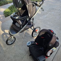 Graco Modest Jogger and Car Seat.