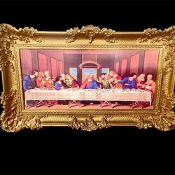 Ornate Framed Last Supper