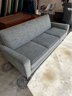 Crate and Barrel Mid Century Modern Sofa