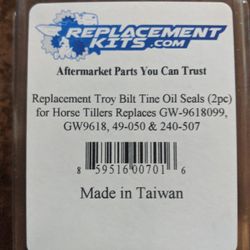 Troy-Bil T Tiller Tine Shaft Seals 1 1/4" Shaft