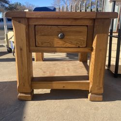 Wood Side Table