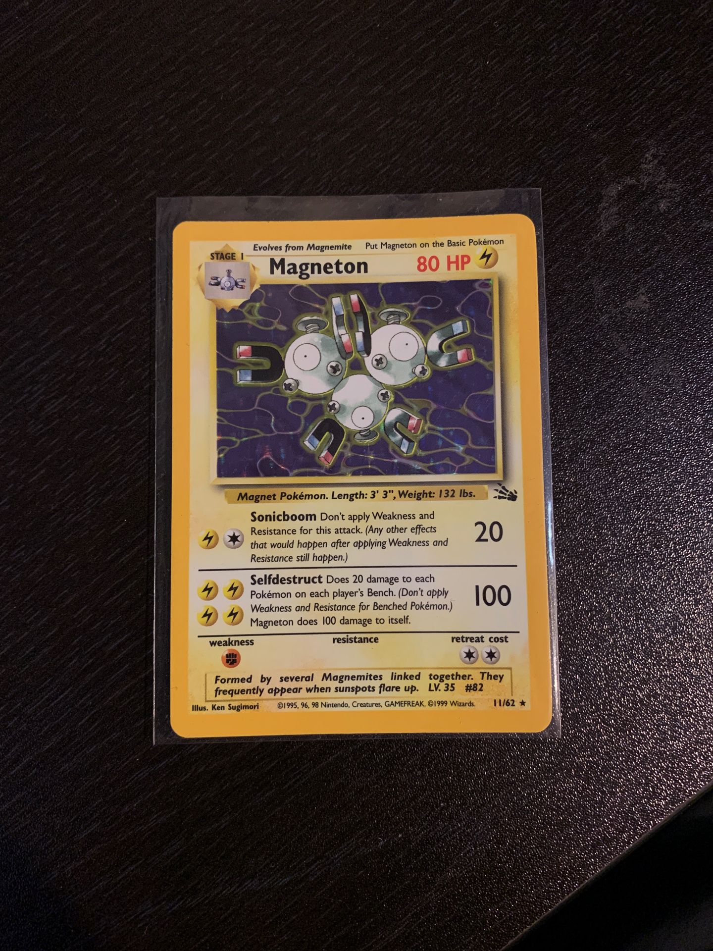 Pokemon Card Fossil Magneton