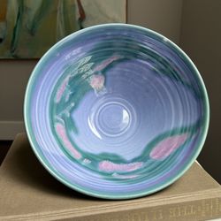 Handcrafted Abstract Accent Bowl ( firm on price ) 