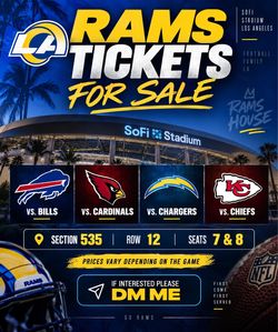 Los Angeles rams NFL tickets