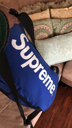 Supreme pull string backpack