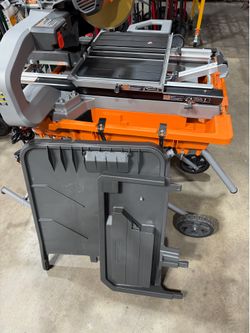 Ridgid 15 Amp 10 in. Wet Tile Saw with Portable Stand