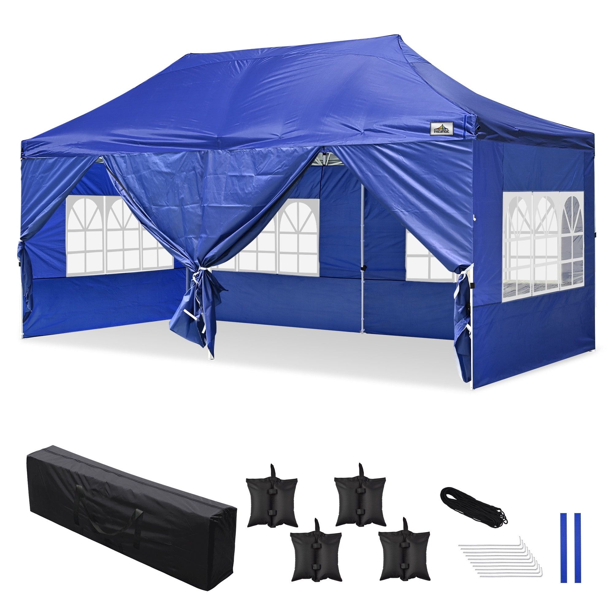 Canopy Tent 10x20 Gazebo Party T ent Heavy Duty Pop Up w/Sidewalls &Sand Bags,All Products : American Fashion Style Bags On Sale