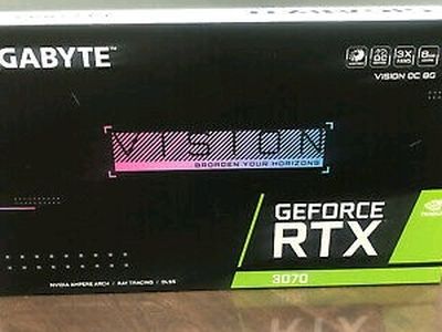 GIGABYTE NVIDIA GeForce RTX 3070 Vision OC GDDR6 8GB Graphics Card