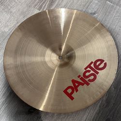 Paiste 2002 17” Crash Great Condition $250