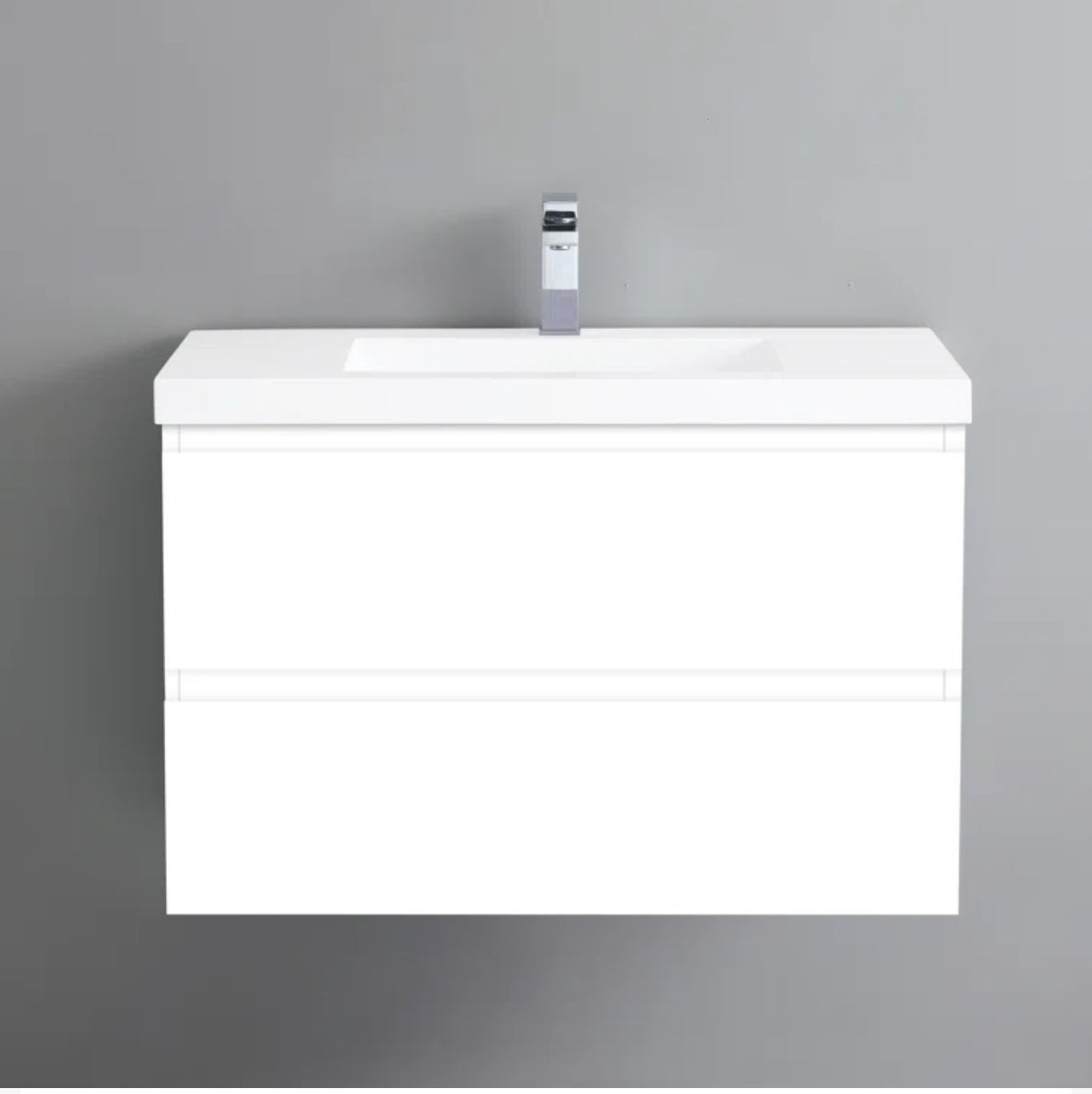 Tasharra Wall Mount Single Bathroom Vanity