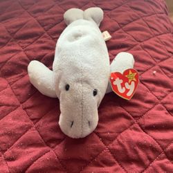 Manny The Manatee Original 1995 Beanie Baby