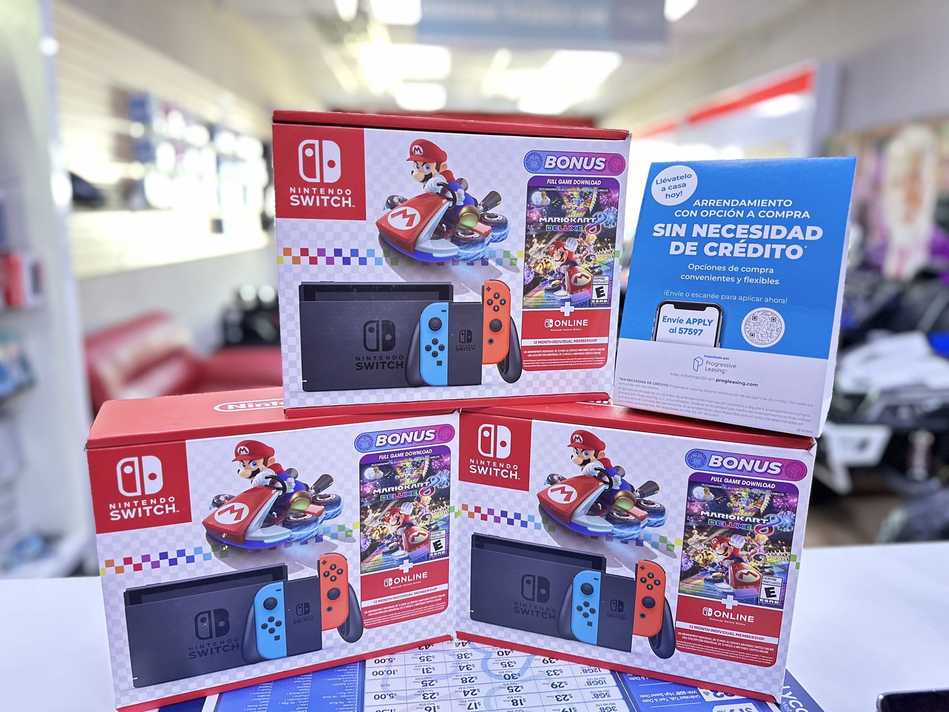 Nintendo Switch With Mario Kart Game Available On Finance Option