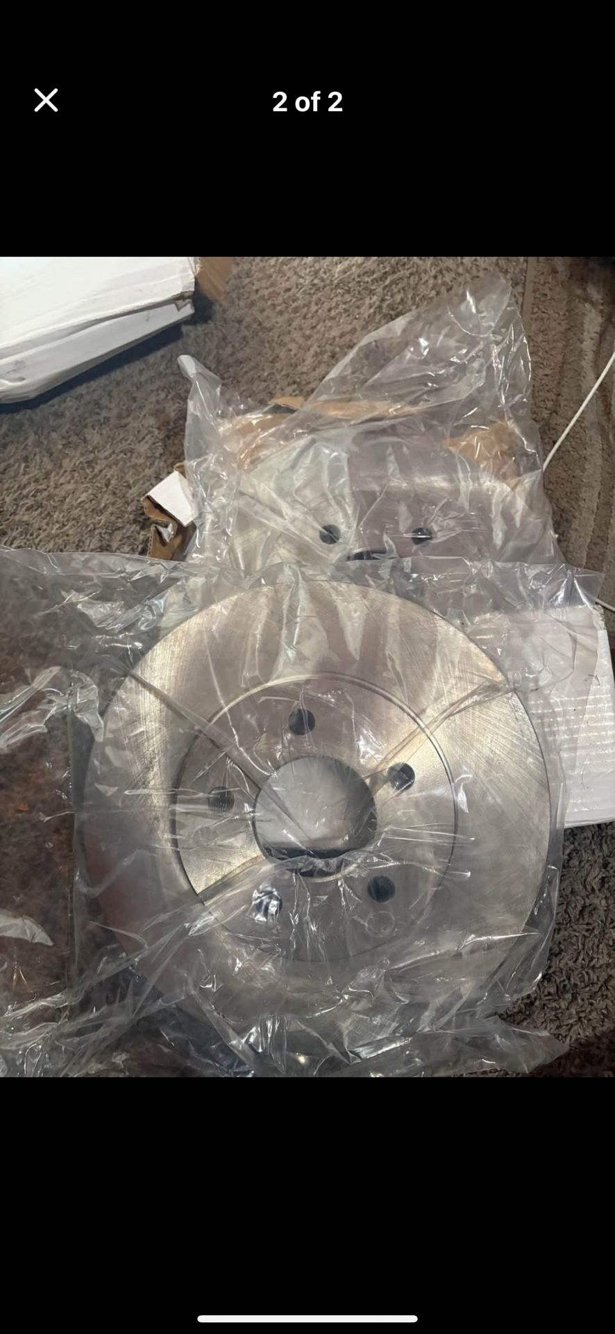 05-14 mustang v6 brake rotors front