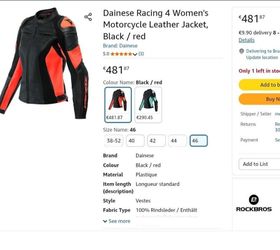 DAINESE MOTORCYCLE JACKETA WITH PANTS