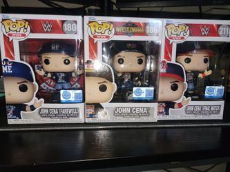 WWE JOHN CENA FAREWELL TOUR FUNKO POP SET