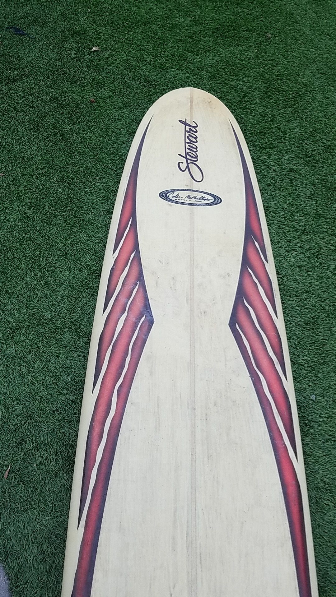 9.4 Stewart Colin McPhillips longboard nice rocker surfboard