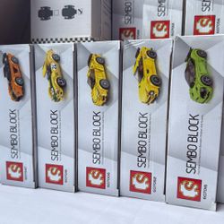 4 Lego cars (mix )