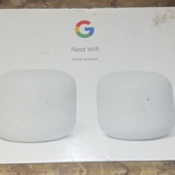 Google Nest Wifi Router + Point Mesh System AC2200 (H2D H2E) Brand New Sealed!