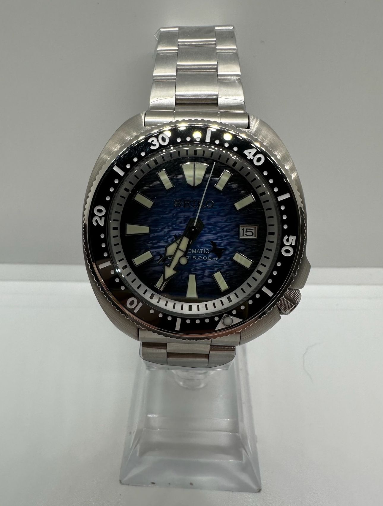 Blue And Black Seiko Mod