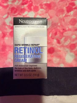 NIB Neutrogena Rapid Wrinkle Repair Retinol Regenerating Cream .5 oz
