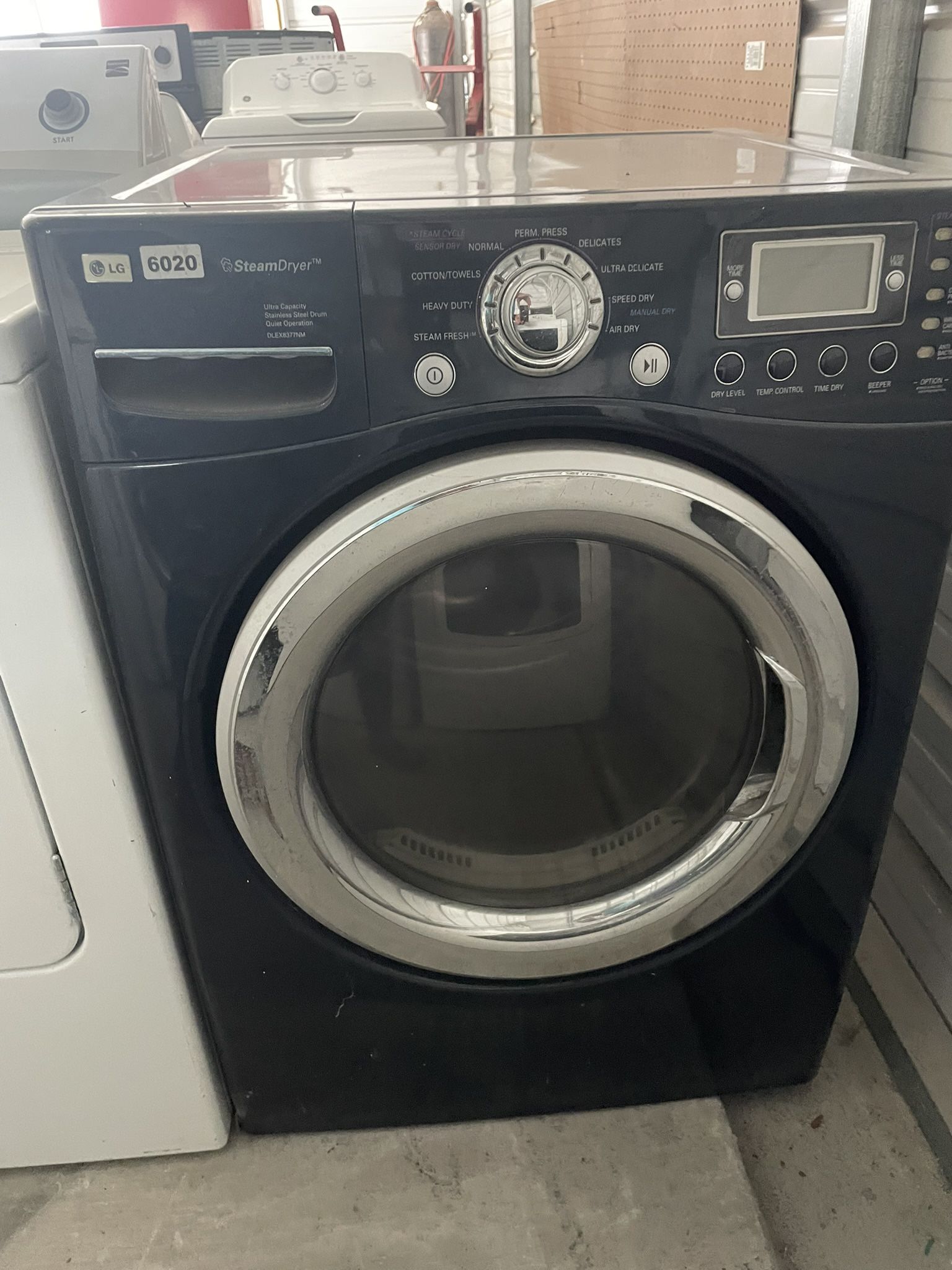 LG Blue Front Load Electric Dryer 