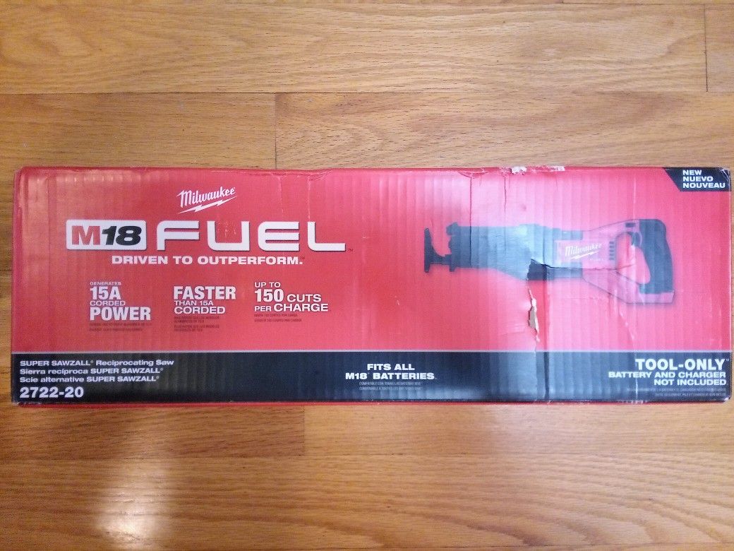 Milwaukee M18 Fuel Super Sawzall