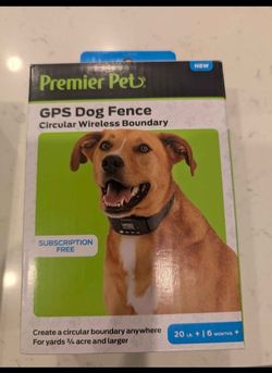 Brand new unopened Premier pet GPS dog fence circular wireless boundary